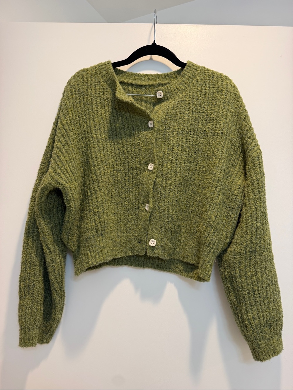 Cider Knit Round Neckline Button Cardigan